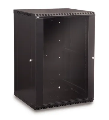 Kendall Howard - 3140-3-001-18 - 18U LINIER® Fixed Wall Mount Cabinet - Glass Door