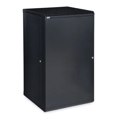 Kendall Howard - 3141-3-001-22 - 22U LINIER® Fixed Wall Mount Cabinet - Solid Door