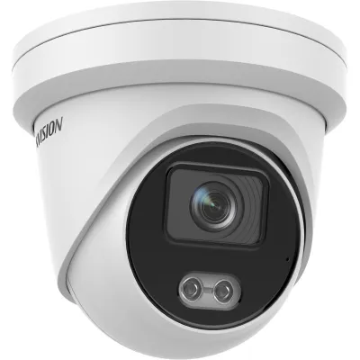 HIKVISION - DS-2CD2347G2-LU 2.8mm BLACK - TR2.8mm4MP24Hr*7color micBLK