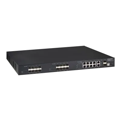 Vigitron - Vi35126 - 26-port Managed L2 Hybrid Fiber & UTP PoE Switch