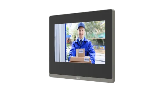 Uniview - OEI-371S-H-W - Wall Mounted 7-inch Indoor Station(Concealed wire installation)