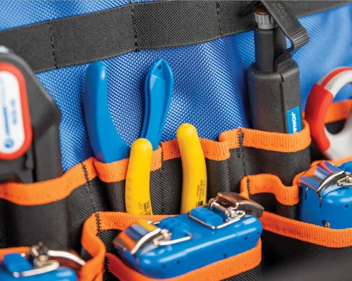 Jonard - TK-107B - Backpack Fiber Optic Mid Span Slit & Ring Tool Kit (1.2 mm-18.2 mm)+