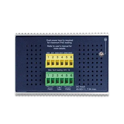 Planet - IGS-6325-8UP2S2X - Industrial L3 8-Port 10/100/1000T 802.3bt PoE + 2-Port 1G/2.5G SFP + 2-Port 10G SFP+ Managed Ethernet Switch