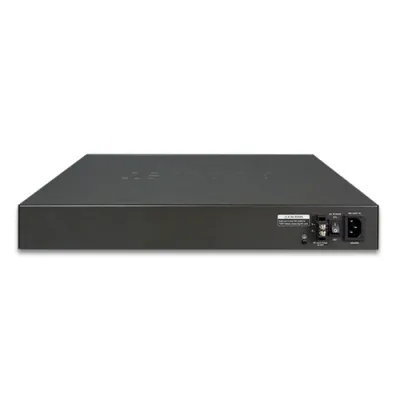Planet - GS-5220-24T4XVR - L3 24-Port 10/100/1000T + 4-Port 10G SFP+ Managed Ethernet Switch with LCD Touch Screen and Redundant Power