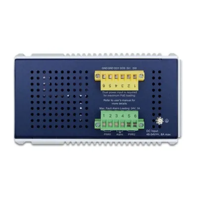Planet - IGS-6329-8UP2S2X - Industrial L3 8-Port 10/100/1000T 802.3bt PoE + 2-Port 1G/2.5G SFP + 2-Port 10G SFP+ Managed Ethernet Switch
