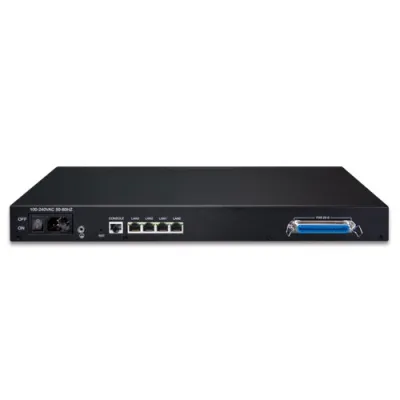 Planet - VGW-2420FS - 24-Port SIP VoIP Gateway (24*FXS): IETF SIP 2.0, T.38/T.30, STUN/Outbound Proxy, TLS/SRTP Security, VLAN, QoS, SNMP, TR069, Caller ID, DND, Three-way conference