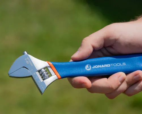 Jonard - AW-8 - Adjustable Wrench 8" with Extra Wide Jaws