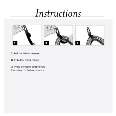 Rip-Tie - LG-16-G1P - 1-1/2 Inch CableCarrier-LG (straps only) 1.5″ x 16