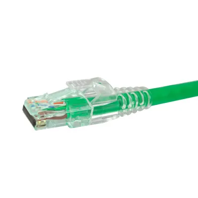 Simply 45 - S45-1601P - PROSeries Pass Through Green Tint - Cat6 UTP with Cap45 - 50pc Clamshell