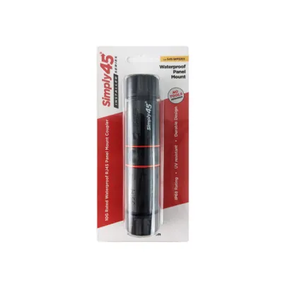 Simply 45 - S45-WP3200 - Waterproof In-Line/Splice Coupler rated for Cat5e/6/6a Shielded