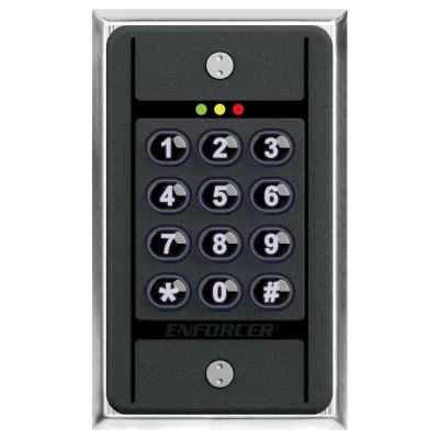 SECO-LARM - SK-B111-PQ - Bluetooth Access Controller – Indoor Single-Gang Keypad with Prox