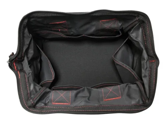 Platinum Tools - 4006 - Big Mouth Canvas Tool Bag, 12.75" x 8.75" x 8".