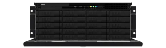 ExacqVision - 4808-128T-R4ZL-E - 112 TB Z-Series Rackmount 4U Recorder Enterprise Client Linux with 8 IP Licenses and 48 Analog Inputs