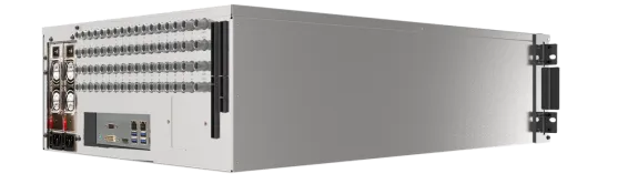ExacqVision - 4808-128T-R4ZL-E - 112 TB Z-Series Rackmount 4U Recorder Enterprise Client Linux with 8 IP Licenses and 48 Analog Inputs