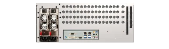 ExacqVision - 4808-128T-R4ZL-E - 112 TB Z-Series Rackmount 4U Recorder Enterprise Client Linux with 8 IP Licenses and 48 Analog Inputs