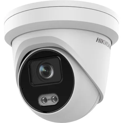 HIKVISION - DS-2CD2347G2-LU 2.8mm BLACK - TR2.8mm4MP24Hr*7color micBLK