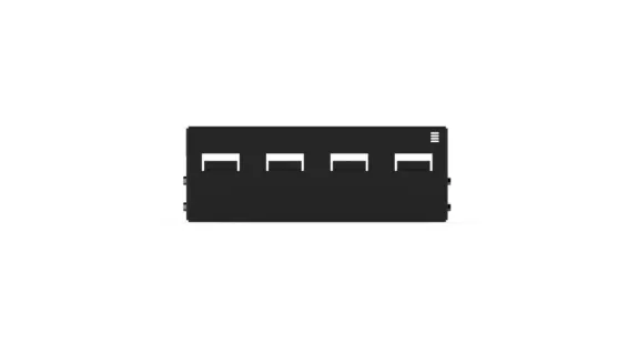 Kendall Howard - 5200-3-411-00 - LAN Station 15” x 6” Louvered Panel