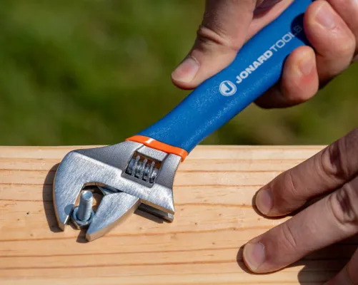 Jonard - AW-8 - Adjustable Wrench 8" with Extra Wide Jaws