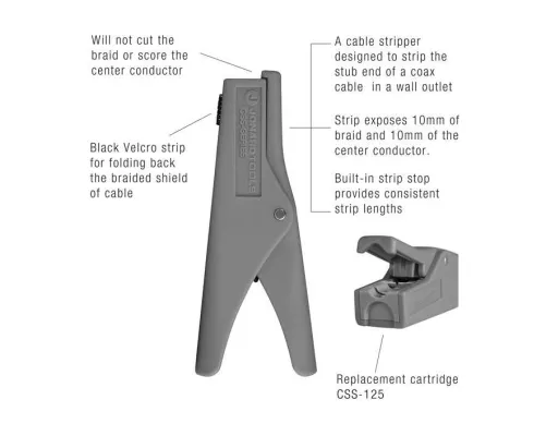 Jonard - CSS-5610 - COAX Cable Stub End Stripper (6 mm/10 mm)
