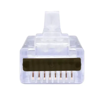 Simply 45 - S45-1505P - PROSeries Pass Through Blue Tint - Cat5e UTP with Cap45 - 500pc Jar 
