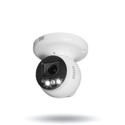 Digital Watchdog - DWC-XSTD05MFQ - MEGApix Ai 5MP Turret IP Camera with Vari-focal Lens, White Light LEDs, Flash Lights and QR Code Reader