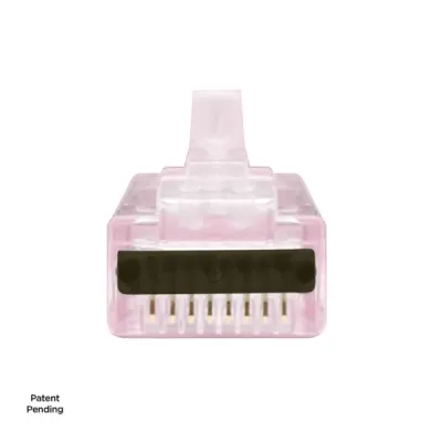 Simply 45 - S45-1700P - PROSeries Pass Through Red Tint, Hi/Lo Stagger - Cat6/6a UTP with Cap45 - 100pc Jar