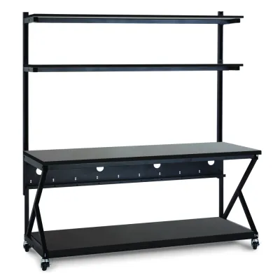 Kendall Howard - 5000-3-204-72 - 72" Performance 200 Series LAN Station - African Mahogany