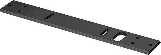 SECO-LARM - E-941S-1K2B/HPQ - 1/4 inch Black Header Plate for 1,200-lb Series Electromagnetic Locks