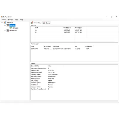 GeoVision - 55-BA000-000 - GV-Backup Center, Up to 200 Connections