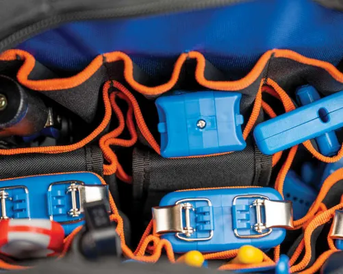 Jonard - TK-107B - Backpack Fiber Optic Mid Span Slit & Ring Tool Kit (1.2 mm-18.2 mm)+