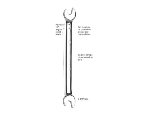 Jonard - ASW-12 - Angled Head Speed Wrench, 1/2"