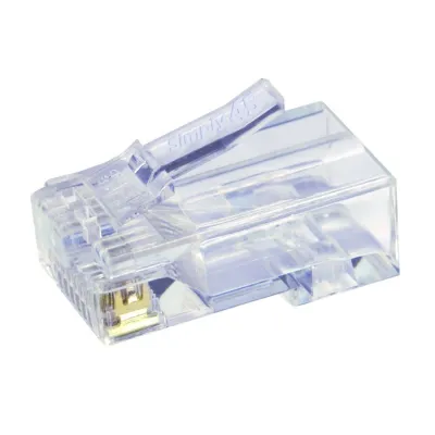 Simply 45 - S45-1505 - Pass Through Blue Tint - Cat5e UTP - 500pc Jar 