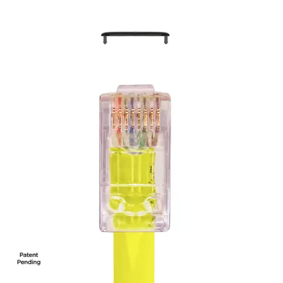 Simply 45 - S45-1705P - PROSeries Pass Through Red Tint, Hi/Lo Stagger - Cat6/6a UTP with Cap45 - 500pc Jar