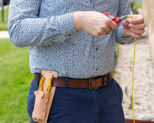 Jonard - TK-355 - Fiber Stripper & Kevlar® Shears Kit, Leather Pouch