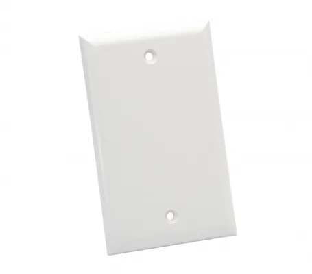 Platinum Tools - 600WH-25 - Wall Plate, Standard, 1 Gang Blank, White 25pc/Installer Pack