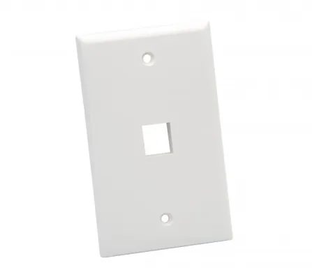 Platinum Tools - 601WH-25 - Wall Plate, Standard, 1 Port, White 25pc/Installer Pack