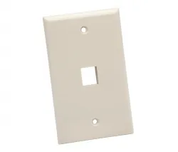 Platinum Tools - 601WH-25 - Wall Plate, Standard, 1 Port, White 25pc/Installer Pack