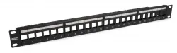 Platinum Tools - 642-24SU - Unloaded Patch Panel, 24 Port, STP Box