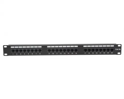 Platinum Tools - 651-24C5 - Patch Panel, 24 Port, Cat5e, NS, 110 Box