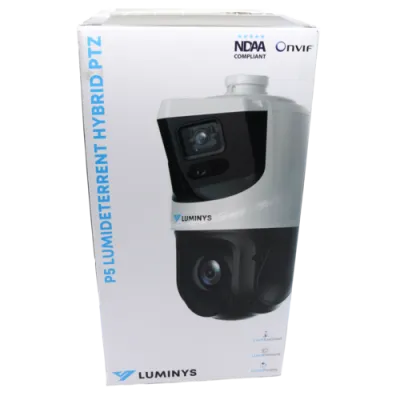 Luminys - P54-4DA25 - P5-D Mainstream Series 4K+4MP 25x Panoramic Hybrid LumiDeterrent Network PTZ Camera