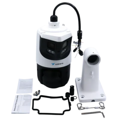 Luminys - P54-4DA25 - P5-D Mainstream Series 4K+4MP 25x Panoramic Hybrid LumiDeterrent Network PTZ Camera