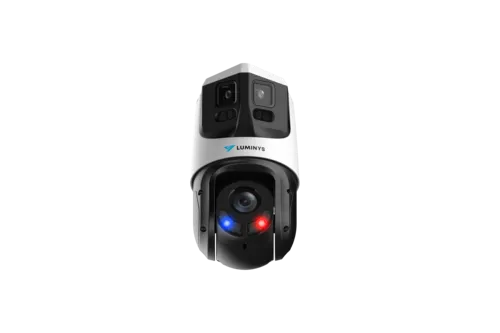 Luminys - P54-4DA25 - P5-D Mainstream Series 4K+4MP 25x Panoramic Hybrid LumiDeterrent Network PTZ Camera