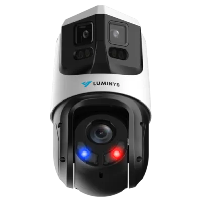 Luminys - P54-4DA25 - 4MP Network 25x LumiDeterrent + Dual-stitched Lens Camera