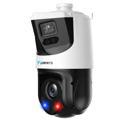 Luminys - P54-4DA25 - 4MP Network 25x LumiDeterrent + Dual-stitched Lens Camera