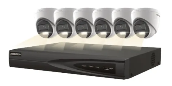 Hikvision - EKI-K82T46H - KIT 4KNVR 8CH2TB 6TR 4MP2.8M