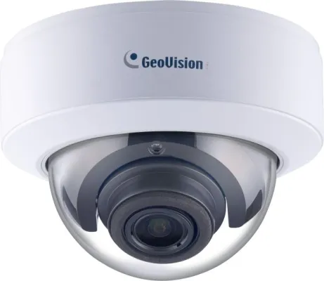 GeoVision - 84-GVD4910-1TB - Cloud AI 4MP H.265 4.3x Zoom Super Low Lux WDR Pro IR Vandal Proof IP Dome, 1TB Micro SD