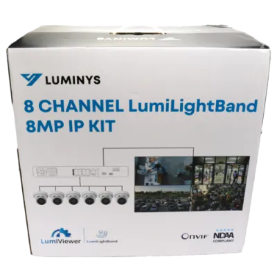 Luminys - K8T-16B2A4 - 16CH 8MP LumiLightBand IP Bundle