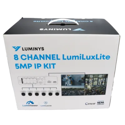 Luminys - K56-8L1A2 - 8 Channel 5MP LumiLuxLite IP Bundle