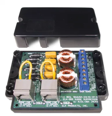 ELK - 955 - Surge Suppressor; Dual Telephone