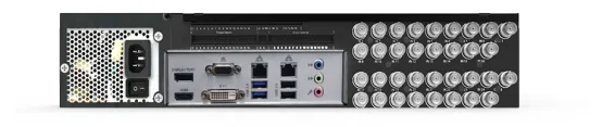 ExacqVision - 3208-20T-F2AL-E - 20TB A-Series Hybrid 2U Front Accessible Recorder Enterprise Linux With 8 IP Cameras licenses and 32 Analog